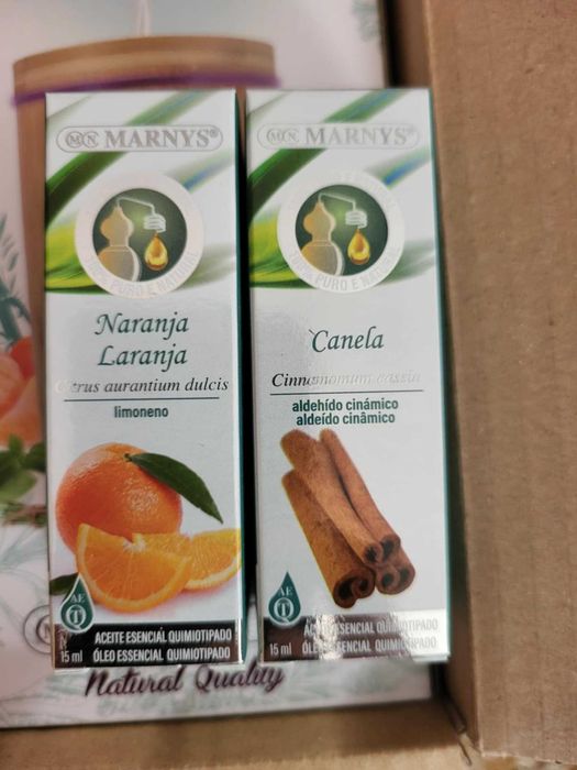 Difuzor Aromaterapie cu Ultrasunete din Bambus, MARNYS,12W+uleiuri