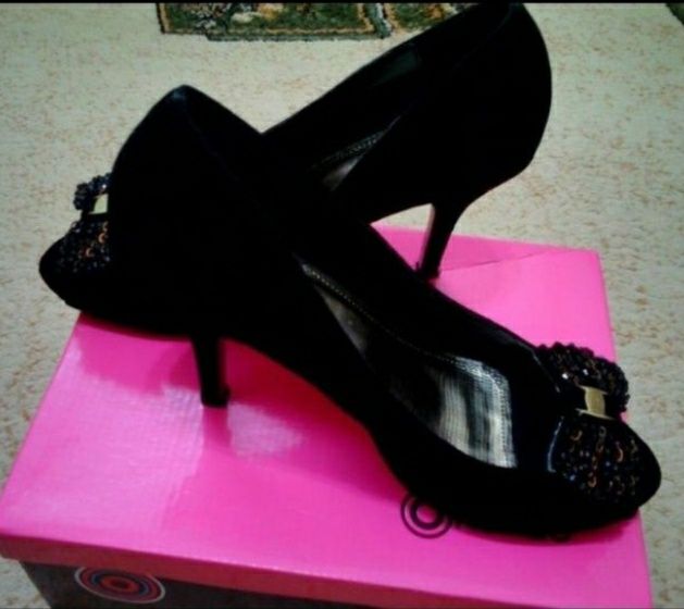 Замшевые   туфли