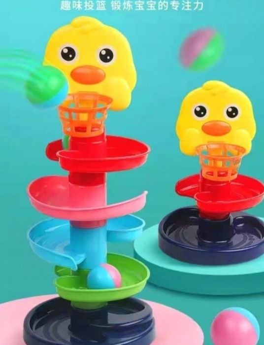 Серпантин горка с шариками развивашка