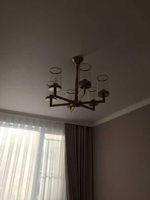 Люстра рожковая в лофт стиле