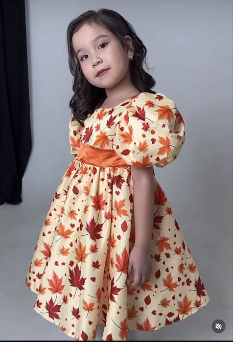 Детское платье на осенний бал