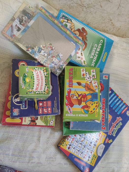 Развивающие игры пазлы пособия