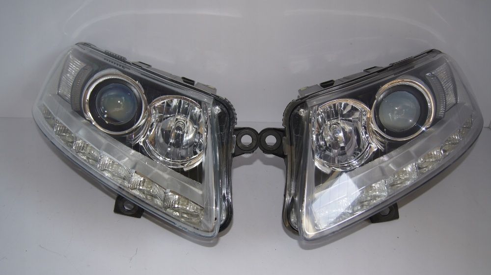 Audi A6 4F C6 facelift far stanga bi xenon far dreapta bixenon led