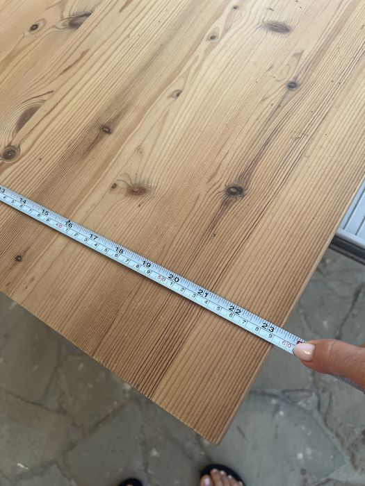 Birou lemn pin Ikea