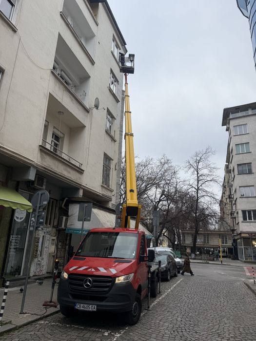 Автовишка под наем.Рязане и кастрене на опасни дървета!