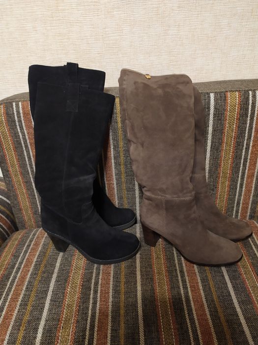 Сапоги замшевые Турция