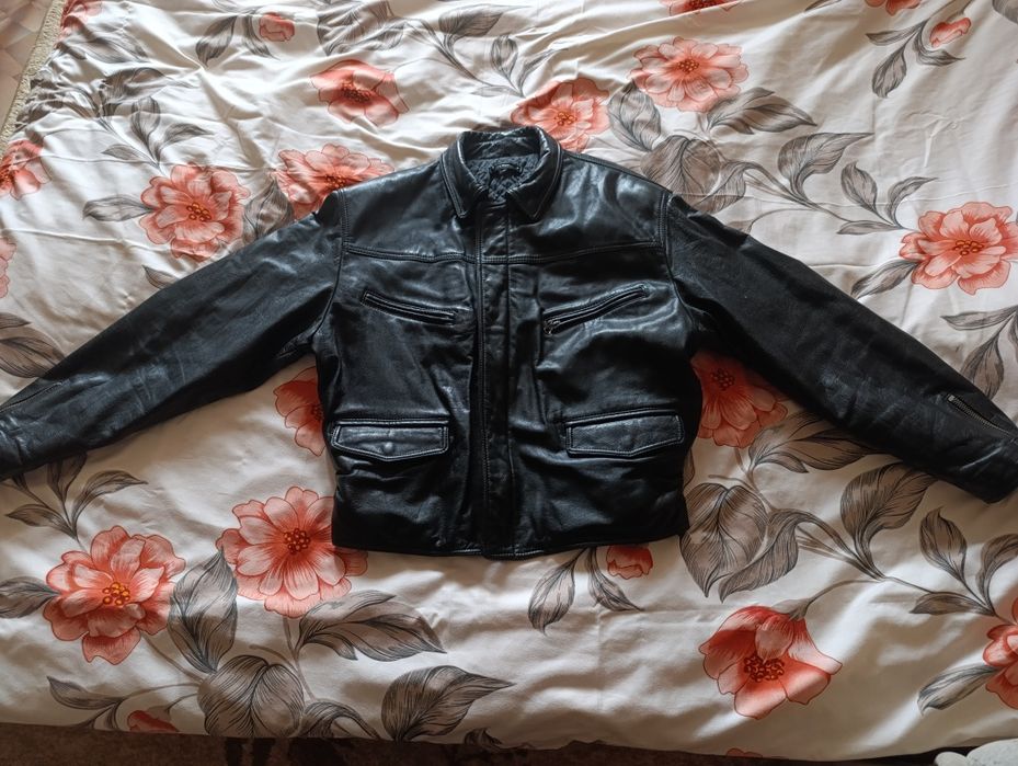 Кожаная куртка мужская