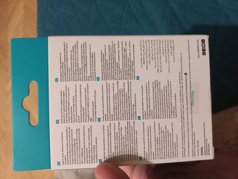 Безжични слушалки  ttec