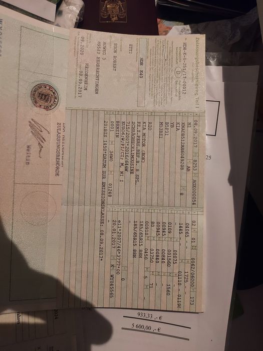 Kia rio 2017, 62000km, E6