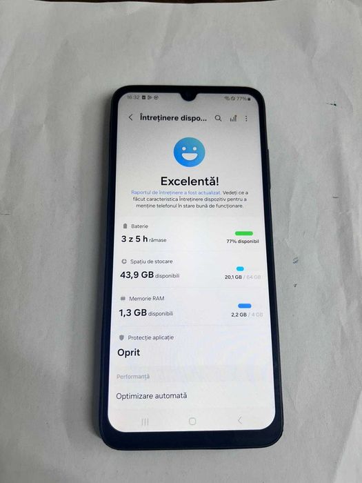 Vand Samsung A05s negru stare foarte buna