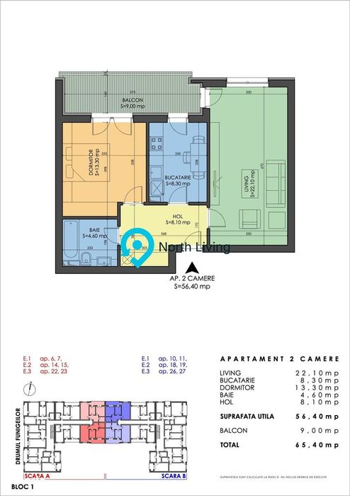 Apartamente bloc nou | studio, 2 și 3 camere | Prelungirea Ghencea