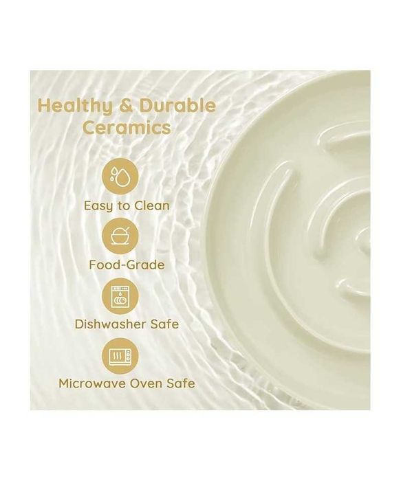 Bol ceramic incetinire hrana caine, 21x4cm