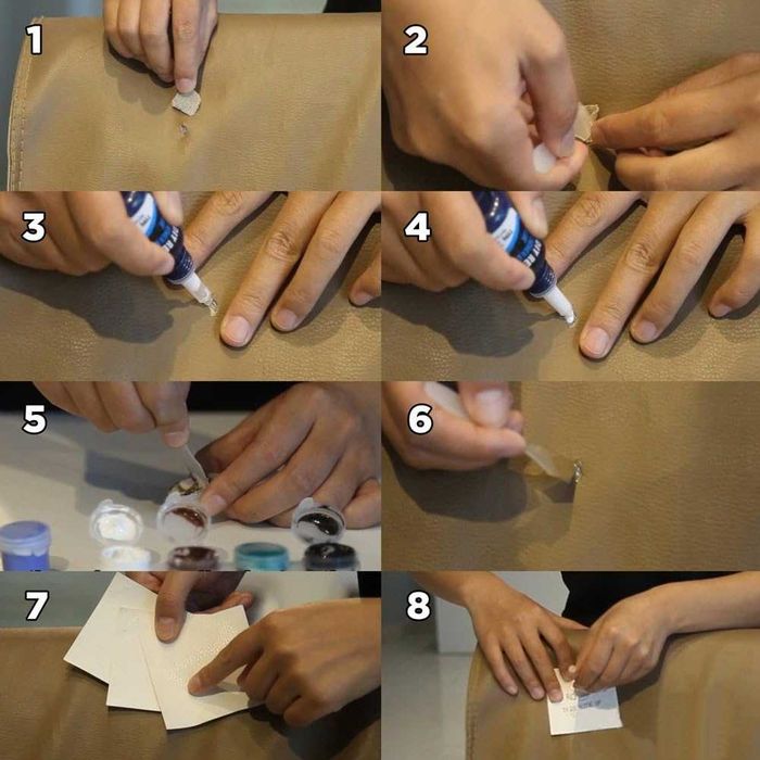 Visbella ремонтен комплект за възстановяване на кожа тапицерия