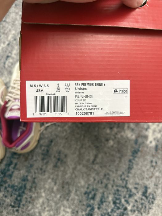Кроссовки Reebok Premier Trinity