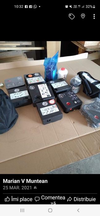 Compreos unflat roata masina kit pana