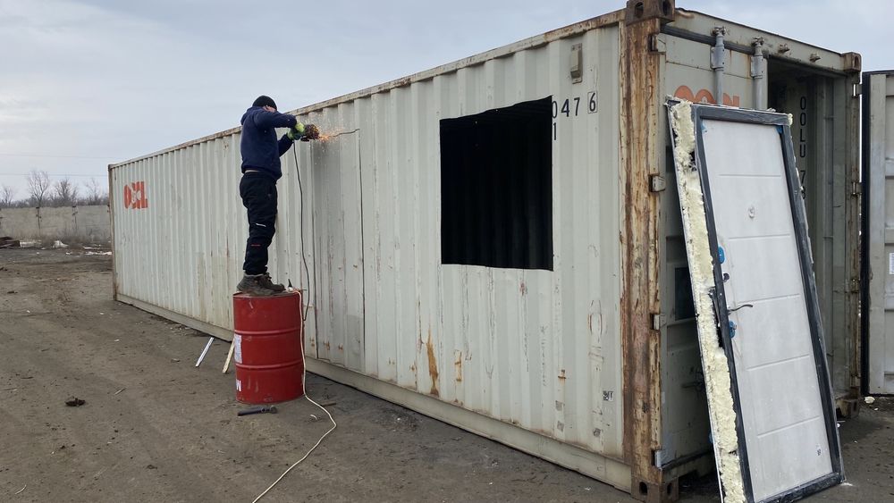 Контейнер 20/40 утепления