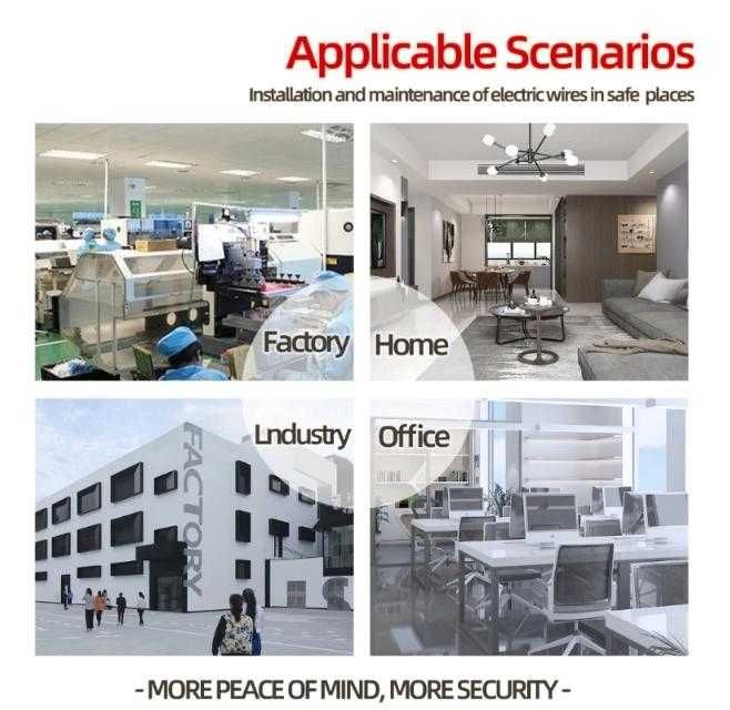 Контакт Тестер Изтичане на Ток Фазомер Проверка за Електрически Утечки