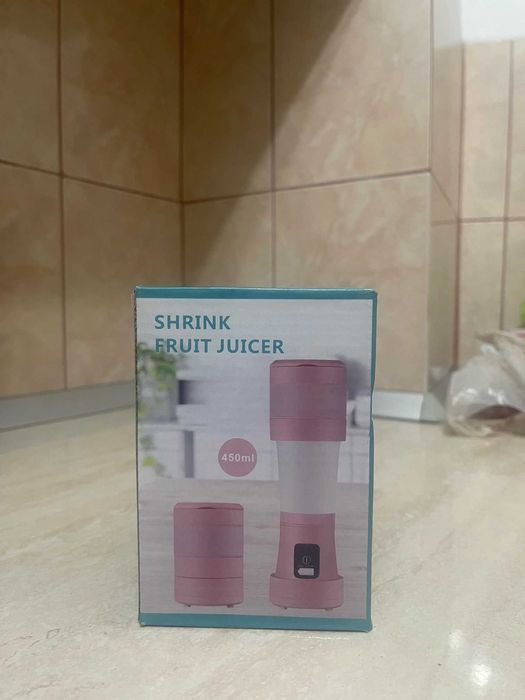 Blender pliabil si portabil, 13-29cm, 450ml, 70W, 6 lame,incarcare USB