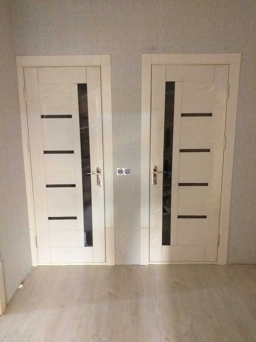 MDF, Шпон va yog'ochdan yasalgan eshik va romlar