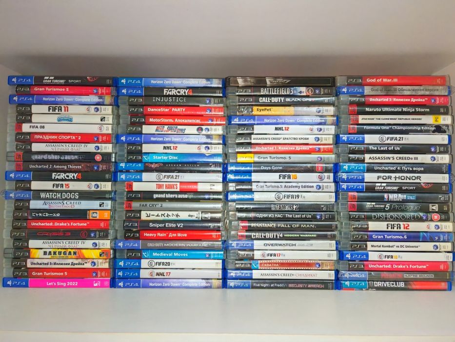 Лицензионные игры PS3/PS4