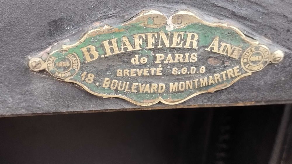 Антикварна - каса , сейф B,Haffner Aine  за цености  35/55/96см