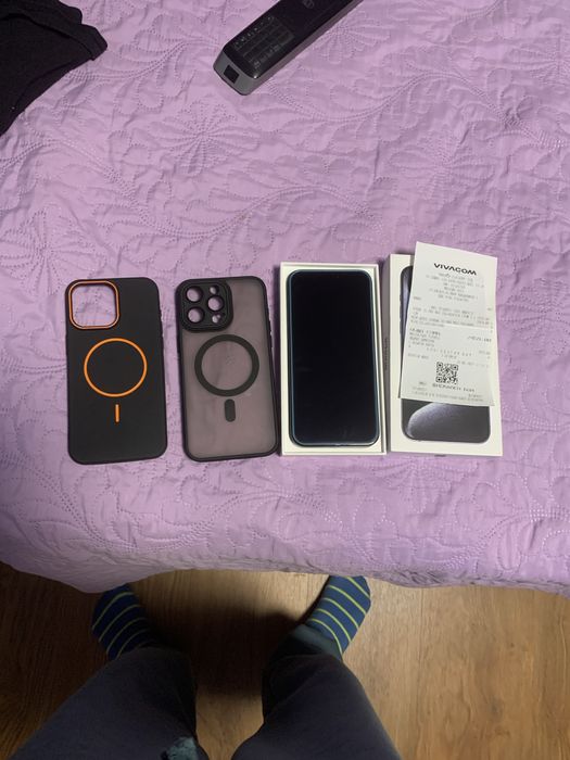 Iphone 15 pro max 256gb батерия 100% и в гаранция