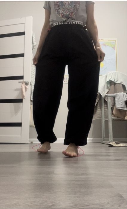 Брюки парашюты размер л