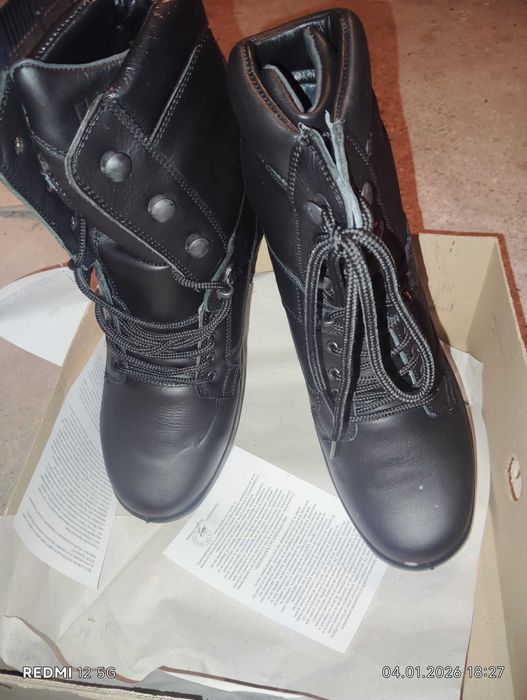 Кубинки, зимни мъжки обувки от естествена кожа № 43 и 44