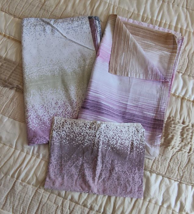 Спално бельо комплекти 100% памук, различни Плик Чаршаф Калъфки