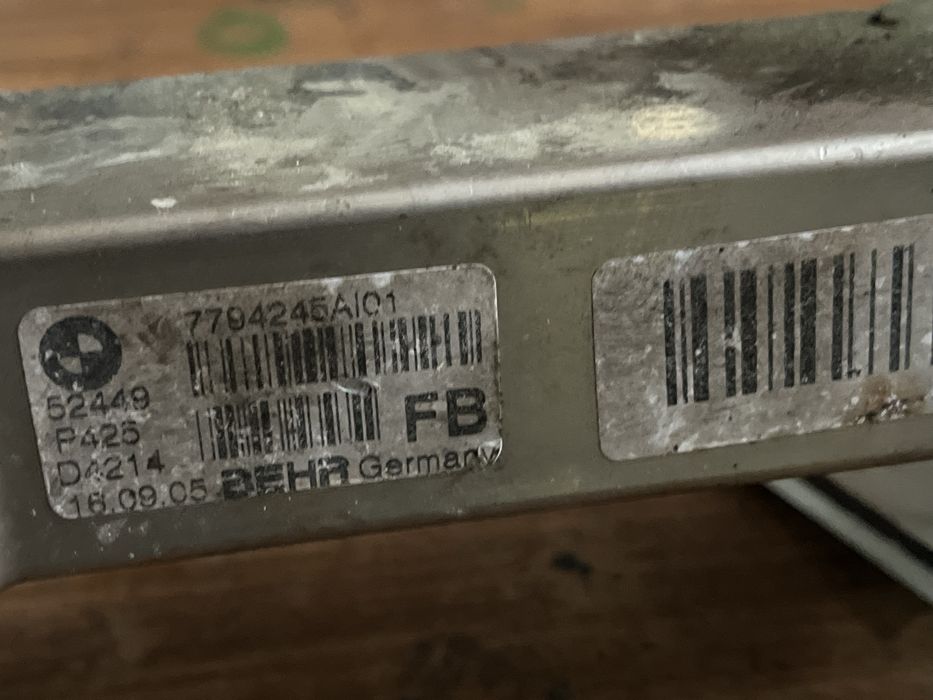 Racitor gaze bmw 2.0 d 163 cp