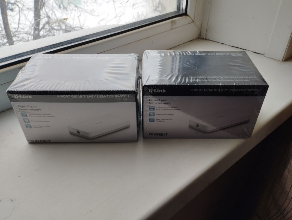 8-портовый коммутатор D-Link