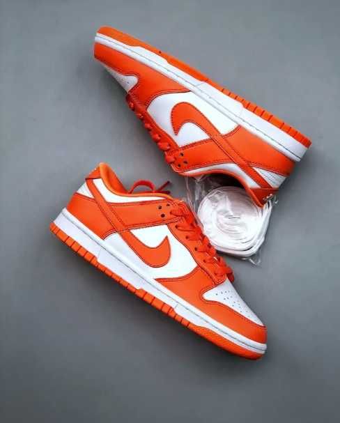 Кроссовки Nike Dunk Low оранжевые EUR41
