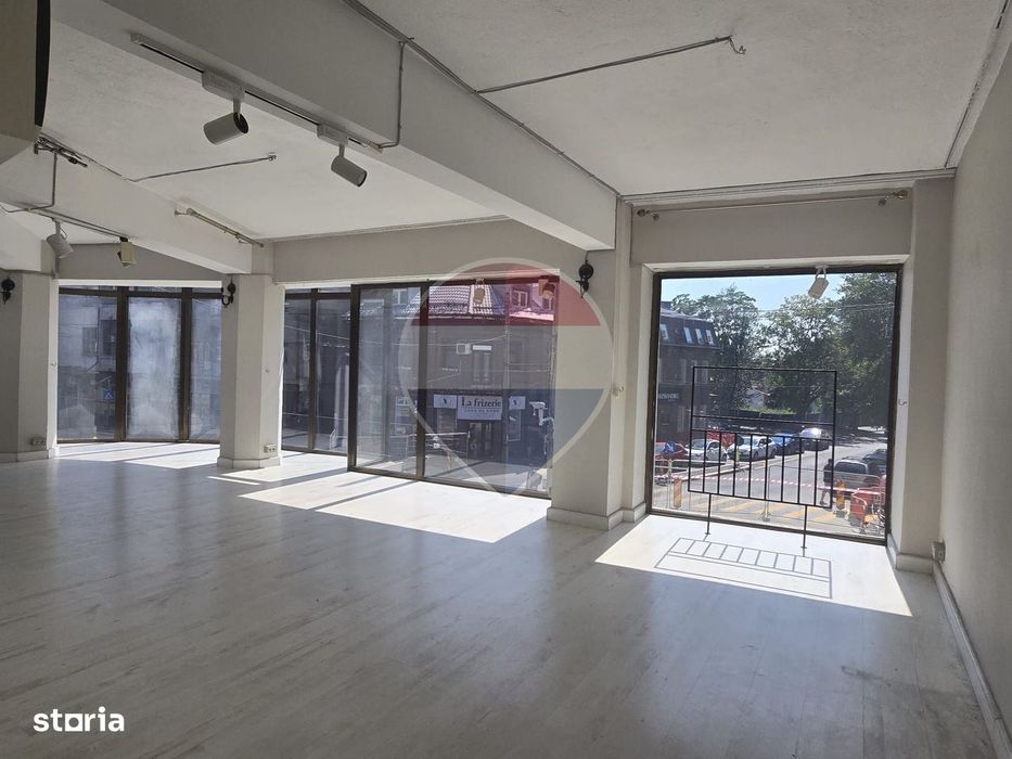 DE INCHIRIAT Spațiu comercial 230 mp S+P+E1+M Dinicu Golescu