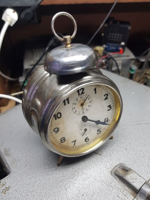 Сребърен джобен часовник стар часовник