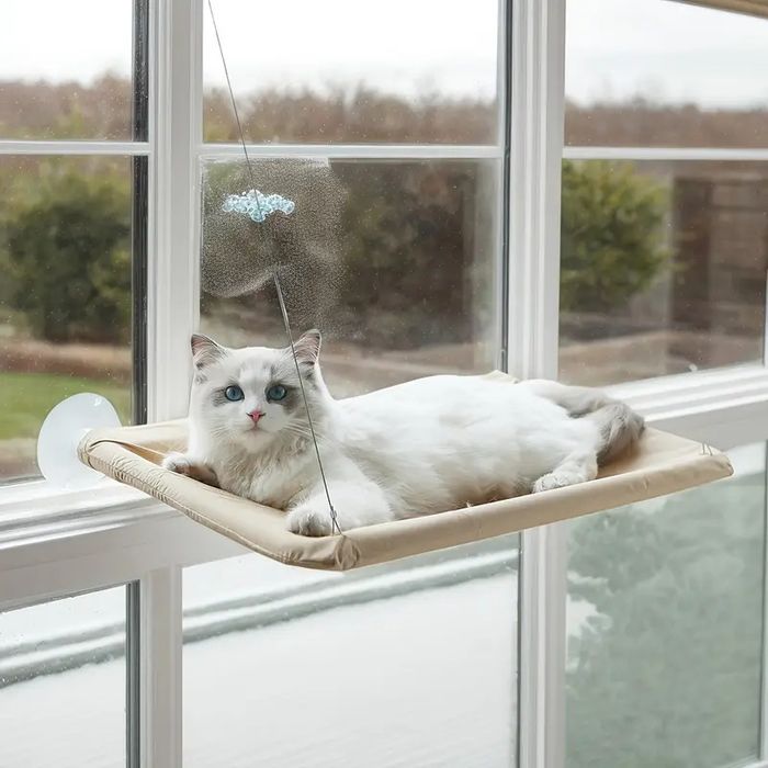 Гамак для кошки подвесной