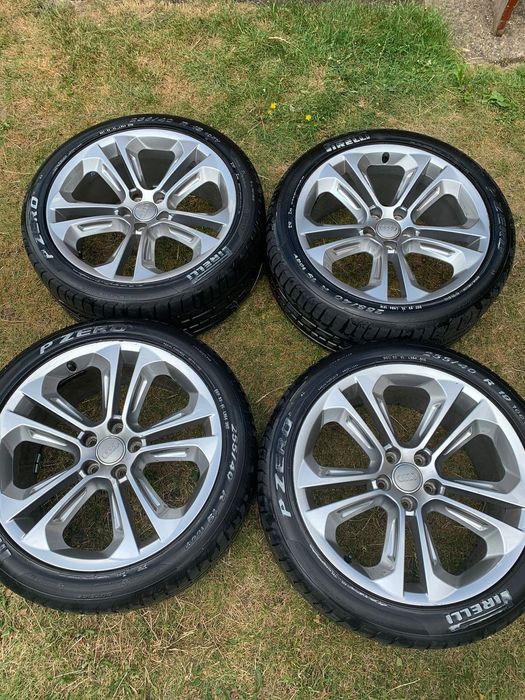 Set 19” Jante Audi Alloy originale, 19” cauciucuri iarnă Pirelli