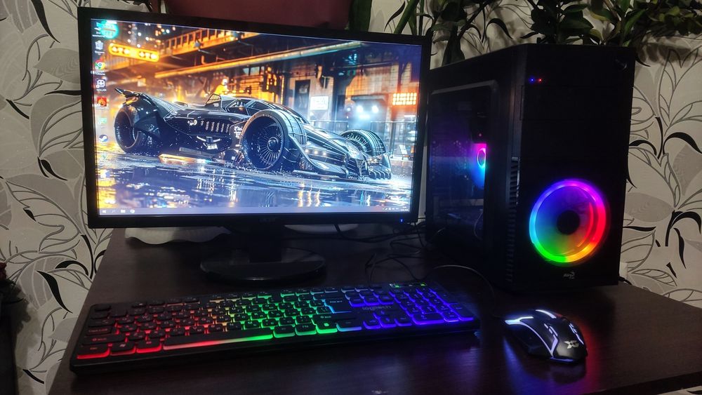 Игровой ПК i3-10100 Gtx 1060 6Gb LCD22"