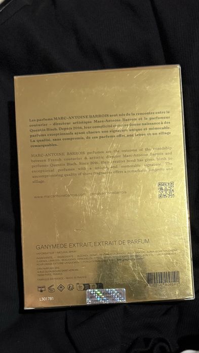 Продам духи срочно Ganymede