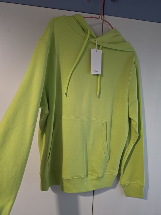 Mango мъжки суичър и тениска цвят Лайм