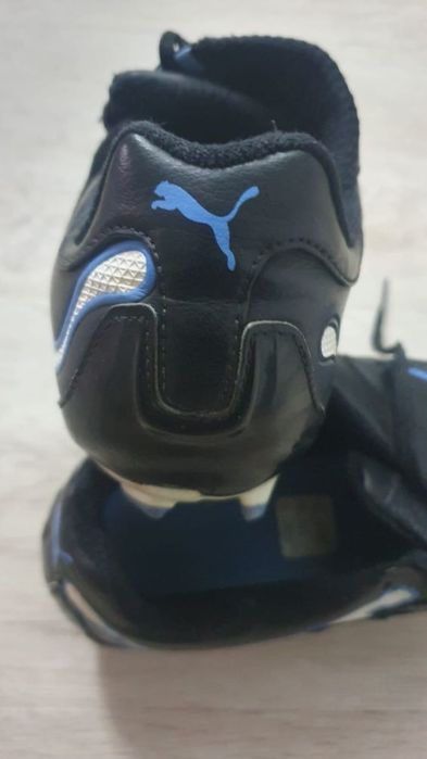 Ghete cu crampoane Puma Powercat 2.10 din piele naturala de vitel