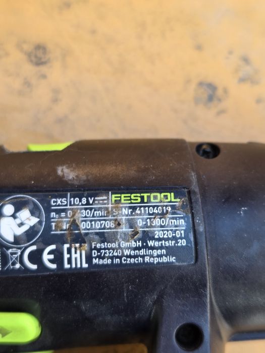 Festool Акумулаторен винтовърт CXS 18