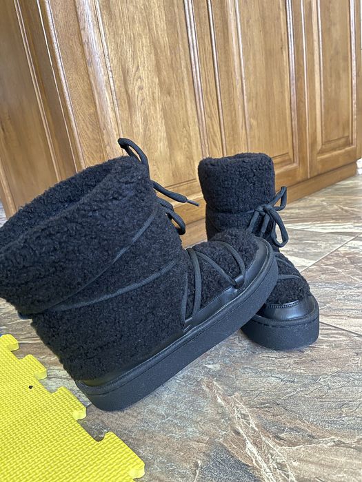 Дамски Боти кожени с вълна