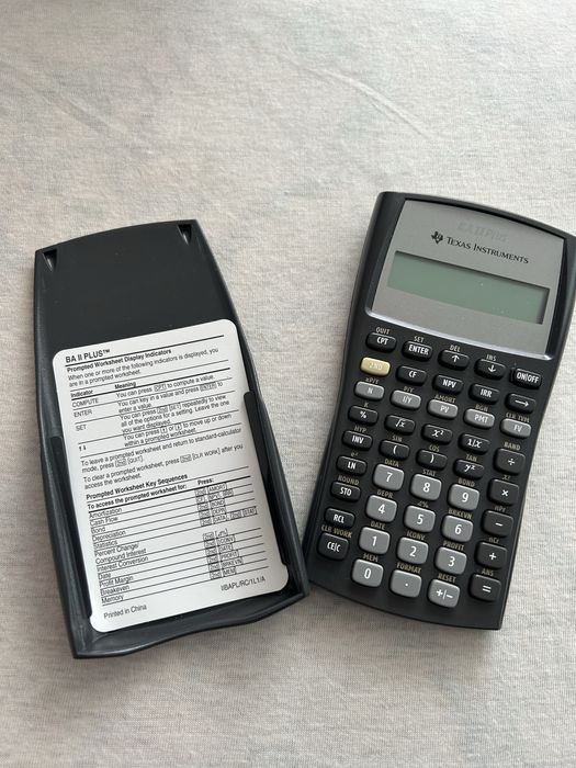 Texas Instruments BA -II Plus - финансов калкулатор