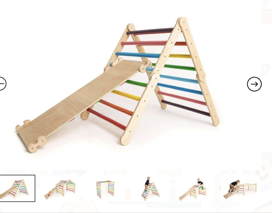 Пиклер/ детска дървена катерушка българско производство