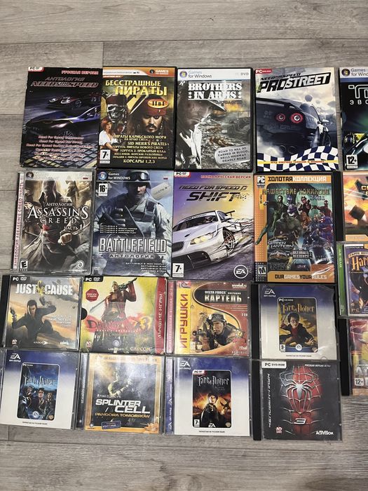 Диски игровые dvd на пк