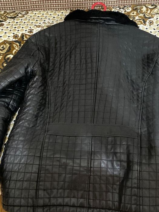 Мужская кожаная дубленка