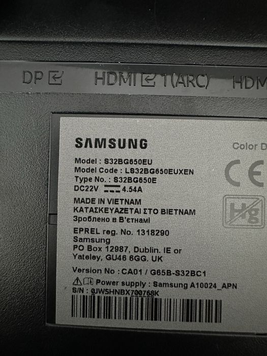 Samsung Odyssey G6 32'