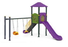 Детские уличные горки, качели, карусели.
