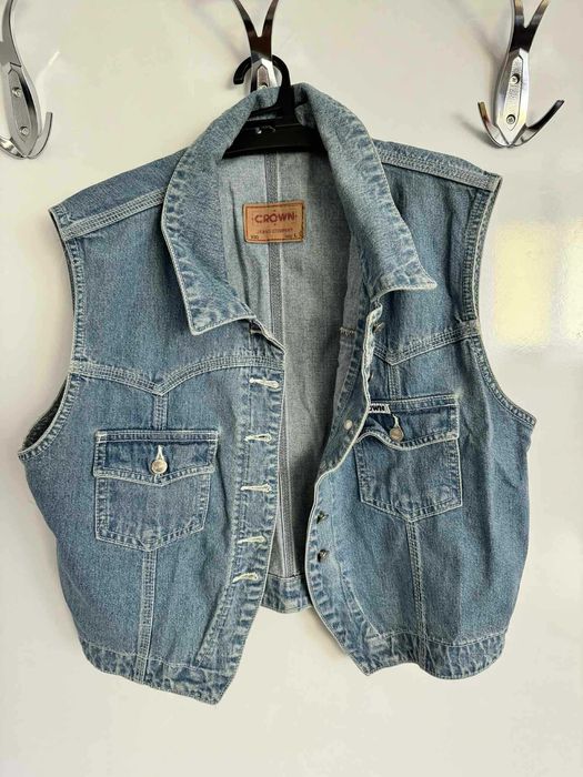 Грейка  и дънков елек за момиче 152