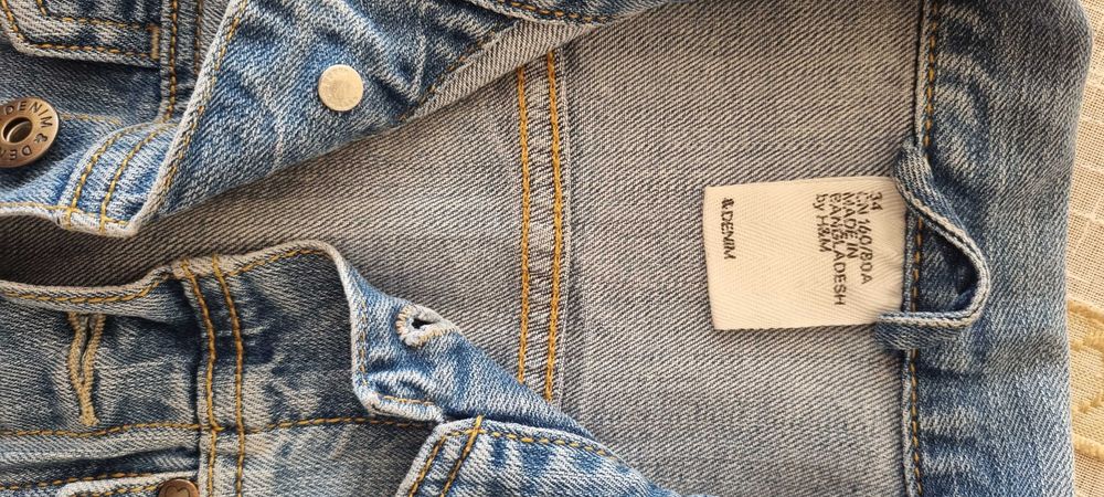 Късо дънково яке